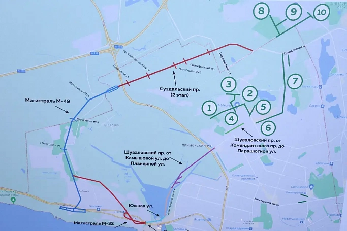 Два новых съезда от развязки «Лахта центра» открыли в Петербурге