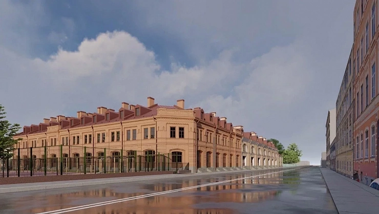 В Петербурге одобрен облик жилого комплекса на территории Мытного двора
